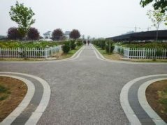 某公園透水混凝土地坪案